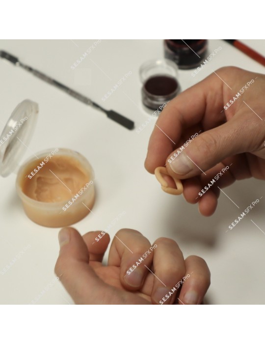 Doigt sectionné en silicone