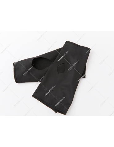 2 manchettes cache filet