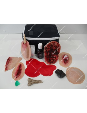 Trousse blessures pour secourisme canin