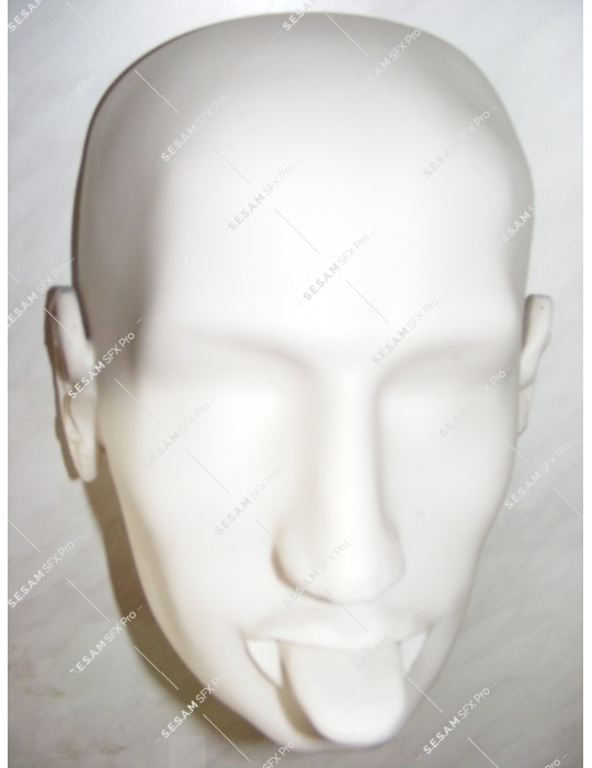 Peau de visage, langue plus support